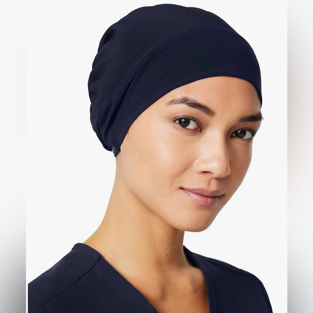 FIGS Unisex Modern Expandable Scrub Cap Deep Purple ๐ค๐ - Picture 2 of 7